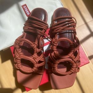 STAUD Adeline Lace Up Sandal